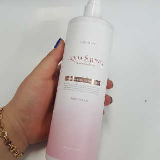 아쿠아큐링 아쿠아S링 퓨어리프레싱 헤어케어 500ml — 3.67점을 준 리뷰어가 2018년 7월 올린 사용 사진