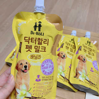 닥터할리펫밀크 8종 — 5점을 준 리뷰어가 2019년 4월 올린 사용 사진