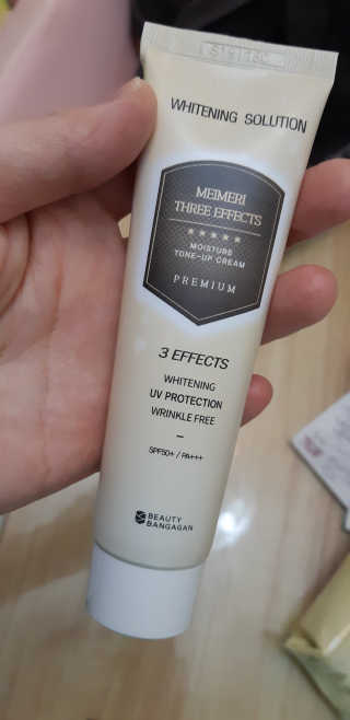 메이메리 쓰리이펙츠 모이스처 톤업크림 50ml — 2.5점을 준 리뷰어가 2019년 11월 올린 사용 사진