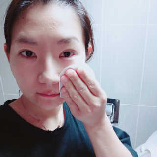 미플레이 진짜 클렌징 워터 패드 — 3.67점을 준 리뷰어가 2018년 11월 올린 사용 사진
