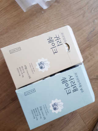 착한습관 귀리쉐이크와 서리태쉐이크 — 4.17점을 준 리뷰어가 2018년 8월 올린 사용 사진