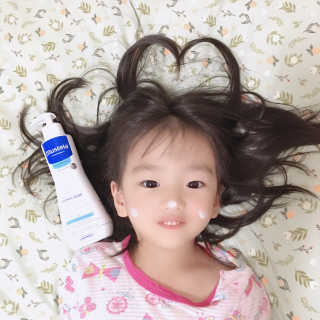 무스텔라 이드라 베베 바디 로션 — 5점을 준 리뷰어가 2018년 9월 올린 사용 사진