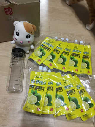 장수농가 리얼깔라만시 — 5점을 준 리뷰어가 2018년 6월 올린 사용 사진