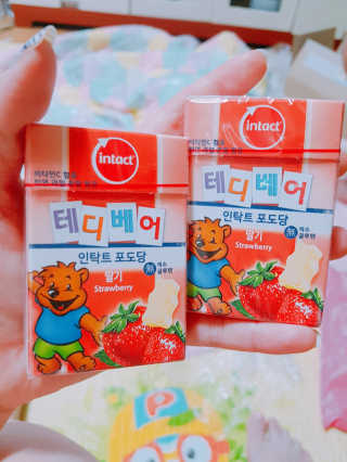 메디미 인탁트 테디베어 포도당 딸기맛 — 4.5점을 준 리뷰어가 2017년 6월 올린 사용 사진