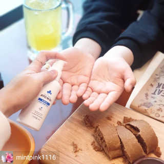 아토앤오투 휴대용 바른 손소독제 + 손입티슈 6세트 — 5점을 준 리뷰어가 2020년 2월 올린 사용 사진