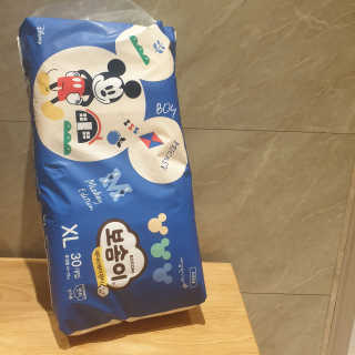 보솜이 베이비케어 팬티형 기저귀 — 5점을 준 리뷰어가 2019년 3월 올린 사용 사진