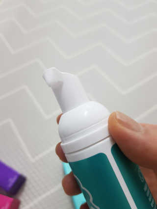 폼글 I foamgle [폼글] 거품가글 50ml 3종 - 민트, 라벤더, 라즈베리 — 5점을 준 리뷰어가 2019년 11월 올린 사용 사진