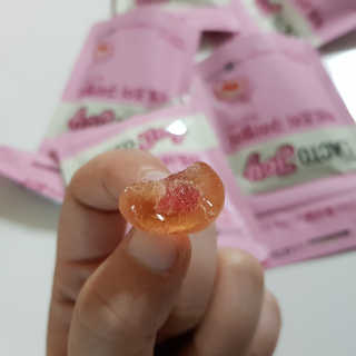 락토조이 구미젤리 복숭아맛 — 5점을 준 리뷰어가 2019년 8월 올린 사용 사진