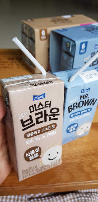 헤이미스터브라운 [매일유업] 헤이 미스터브라운 12개입 — 4.5점을 준 리뷰어가 2019년 8월 올린 사용 사진