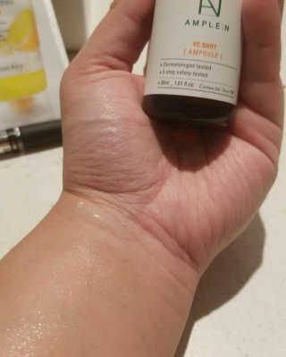 앰플엔 AMPLEN VC SHOT AMPOULE — 5점을 준 리뷰어가 2019년 8월 올린 사용 사진