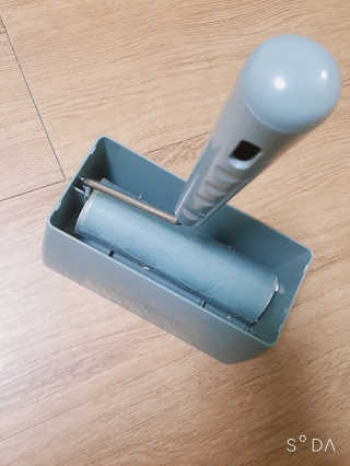 물로 씻어 쓰는 반영구 롤크리너 핸디 모노톤 에디션 — 5점을 준 리뷰어가 2019년 8월 올린 사용 사진