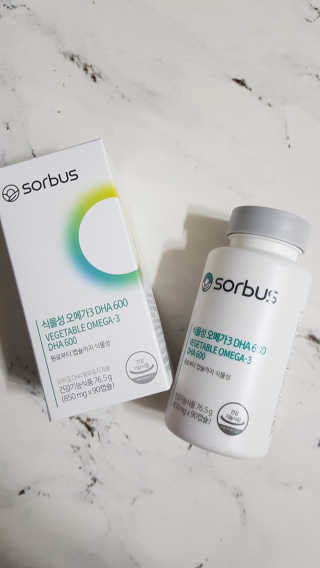 소버스 식물성 오메가3 DHA 600 — 5점을 준 리뷰어가 2020년 1월 올린 사용 사진