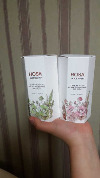 HOSA BODY WASH+BODY LOTION — 5점을 준 리뷰어가 2018년 4월 올린 사용 사진