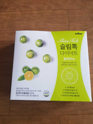 [이롬] 슬림톡 다이어트（오트or깔라만시 랜덤1종） — 5점을 준 리뷰어가 2019년 5월 올린 사용 사진