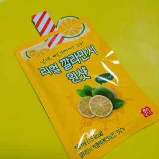 장수농가 리얼깔라만시 원샷 50ml 10팩+보틀 — 4점을 준 리뷰어가 2019년 4월 올린 사용 사진