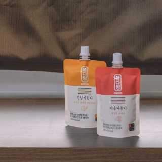 자연원 복다방 2종 100ml 10포씩 — 5점을 준 리뷰어가 2018년 12월 올린 사용 사진