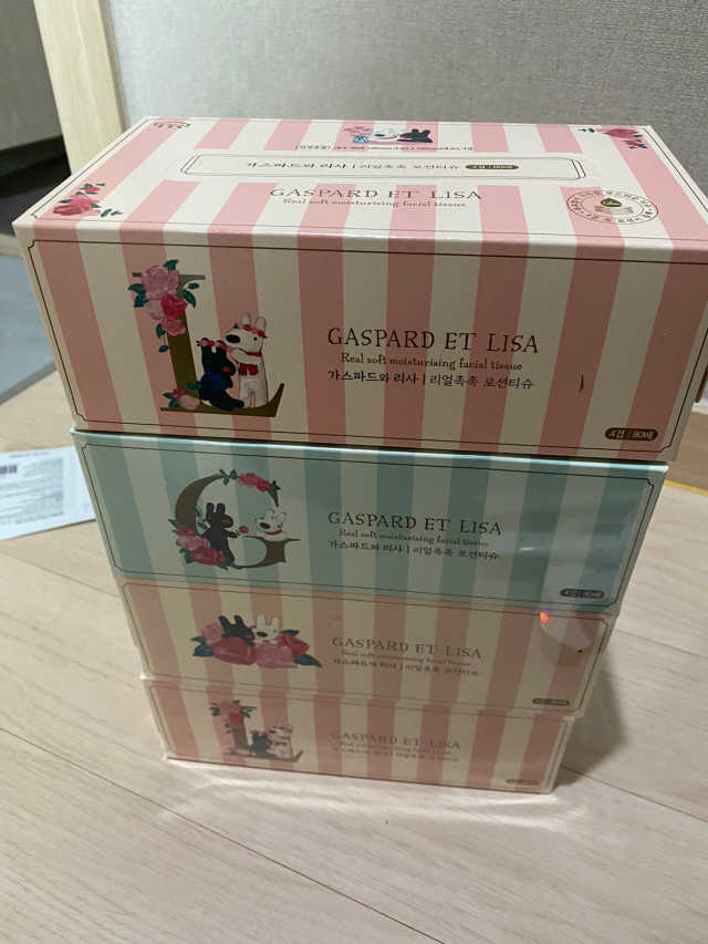 가스파드앤리사 리얼촉촉 로션티슈 리뷰 사진