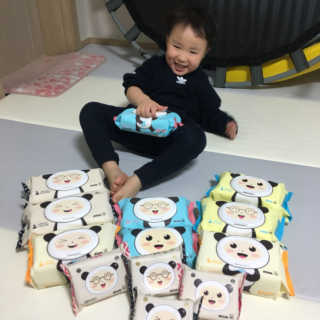 달곰이 물티슈 — 5점을 준 리뷰어가 2018년 5월 올린 사용 사진