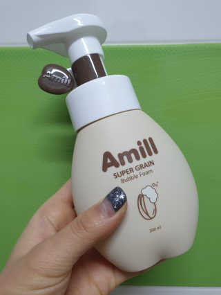 에이밀 슈퍼 그레인 버블 폼 200ml — 5점을 준 리뷰어가 2019년 12월 올린 사용 사진