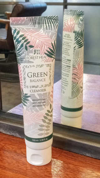 포레스트힐 그린 밸런스 클렌져 100ml + 토끼 헤어밴드 — 5점을 준 리뷰어가 2020년 2월 올린 사용 사진