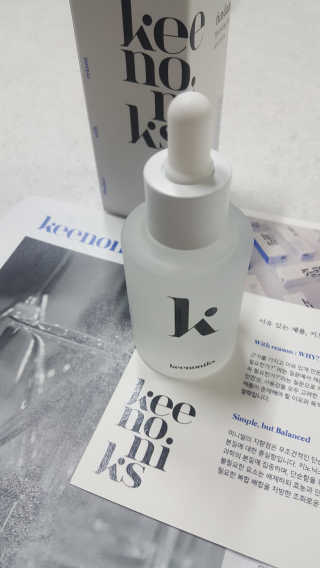 키노닉스 펀더멘탈 하이드레이팅 앰플 부스터 — 5점을 준 리뷰어가 2019년 4월 올린 사용 사진