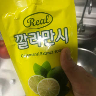 장수농가 리얼깔라만시 — 4.33점을 준 리뷰어가 2018년 4월 올린 사용 사진