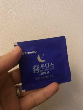 프롬바이오 홍쓰다스 아침,저녁 맞춤형 다이어트식품 14포+14포 — 4.5점을 준 리뷰어가 2019년 8월 올린 사용 사진