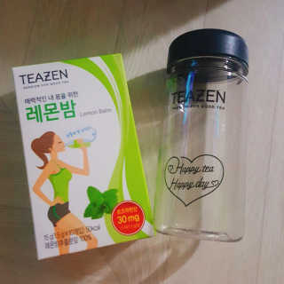 티젠 레몬밤 + 마이보틀 — 5점을 준 리뷰어가 2018년 7월 올린 사용 사진