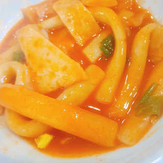 두번째 국떡 국가대표 떡볶이 1팩 + 영미칩 2봉 증정 — 4.5점을 준 리뷰어가 2019년 2월 올린 사용 사진