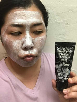 엘리자베카 Elizavecca  LongoLongo Gronique Diamond Mask Pack — 4점을 준 리뷰어가 2019년 5월 올린 사용 사진