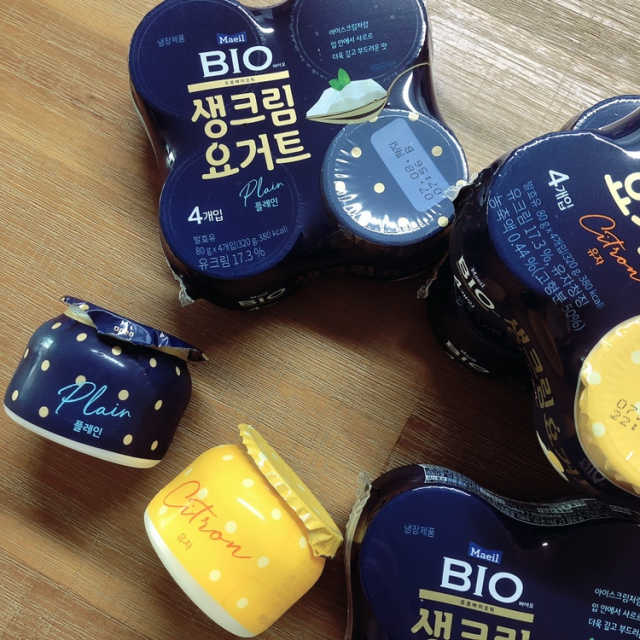 [매일 바이오] 생크림요거트 플레인 12개 + 유자 12개 리뷰 사진