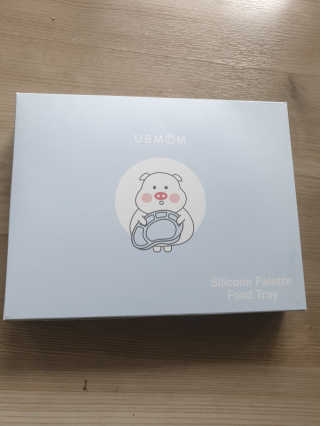 유비맘 캐릭터 실리콘 흡착 식판_색상 랜덤발송 — 5점을 준 리뷰어가 2020년 3월 올린 사용 사진