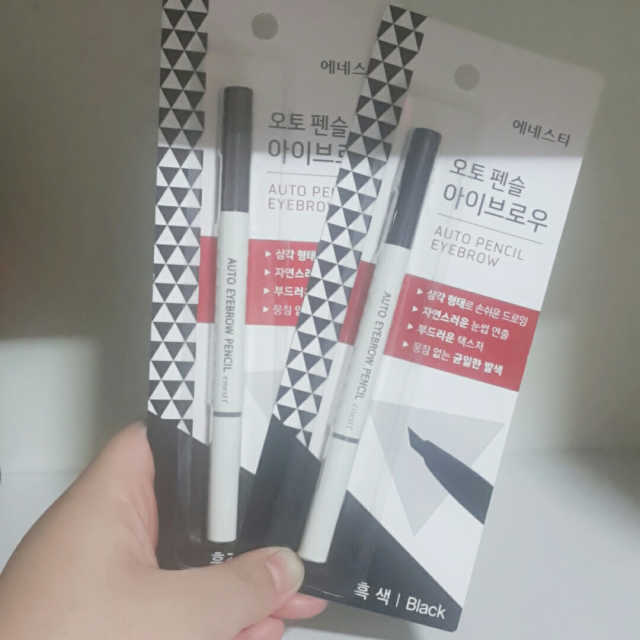 [에네스티] 오토 아이브로우 펜슬 4종 리뷰 사진