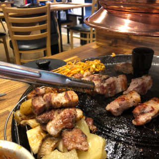 [화덕고깃간 마곡발산점] 화덕삼겹살2인분 — 4점을 준 리뷰어가 2019년 9월 올린 사용 사진
