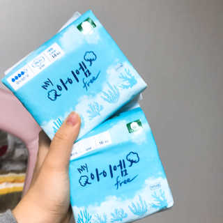 보타메디 마이아이엠 생리대 — 4.5점을 준 리뷰어가 2019년 2월 올린 사용 사진