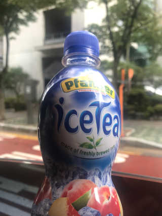 스위트 카페 패너 복숭아 아이스티 — 4.83점을 준 리뷰어가 2018년 9월 올린 사용 사진