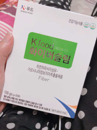 두루원 똥기사의 Kfood 화이버슬림 — 3점을 준 리뷰어가 2018년 7월 올린 사용 사진