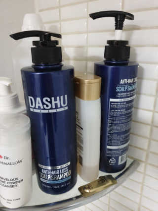 다슈코리아 다슈 데일리 단백질 한방 두피 골드 샴푸 500ml — 4점을 준 리뷰어가 2020년 3월 올린 사용 사진