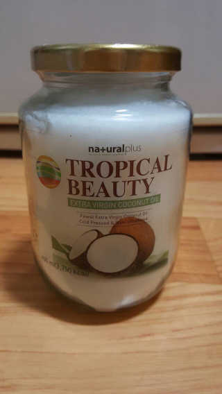 트로피칼뷰티 엑스트라버진 코코넛오일 450ml — 3.5점을 준 리뷰어가 2017년 2월 올린 사용 사진