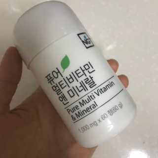 네츄럴굿띵스 퓨어 멀티비타민 앤 미네랄 30일분 — 5점을 준 리뷰어가 2019년 1월 올린 사용 사진