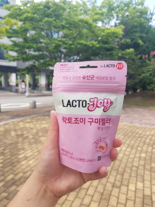 락토조이 구미젤리 복숭아맛 — 5점을 준 리뷰어가 2019년 8월 올린 사용 사진