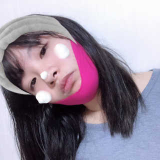 스케덤 펩타이드 리프팅밴드 — 5점을 준 리뷰어가 2019년 3월 올린 사용 사진