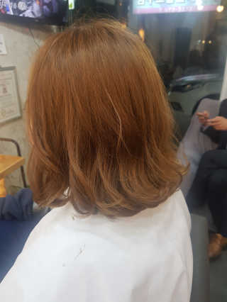 [헤어블리] 정품 시세이도펌 이용권 — 4점을 준 리뷰어가 2019년 4월 올린 사용 사진