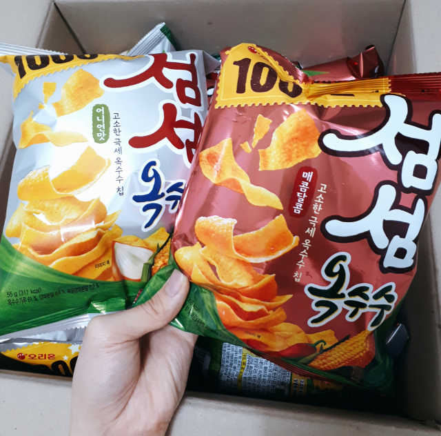 신제품 섬섬옥수수 어니언맛, 매콤달콤 리뷰 사진