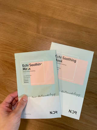 NDR 엔디알 엔디알 에키 수딩 마스크 — 3점을 준 리뷰어가 2020년 1월 올린 사용 사진
