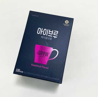한국맥널티 아이브루 헤이즐넛향 100T — 3.5점을 준 리뷰어가 2019년 11월 올린 사용 사진