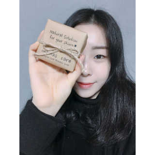 마마스케어 달맞이꽃 아기비누_민감하고 여린 피부 케어 — 4점을 준 리뷰어가 2017년 12월 올린 사용 사진