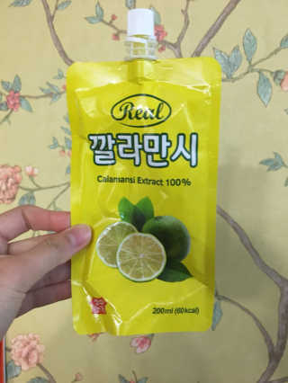 장수농가 리얼깔라만시 — 5점을 준 리뷰어가 2018년 4월 올린 사용 사진