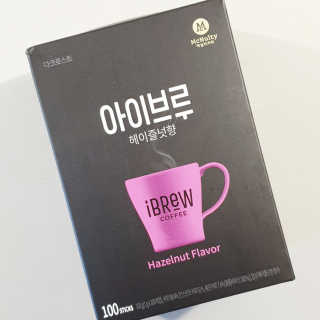 한국맥널티 아이브루 헤이즐넛향 100T — 5점을 준 리뷰어가 2019년 11월 올린 사용 사진