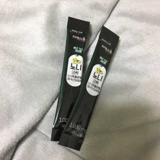 차예마을 노니 추출 분말 가루 스틱 30스틱 1박스 — 3.5점을 준 리뷰어가 2018년 11월 올린 사용 사진